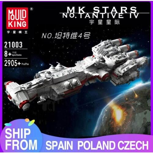 NEW Mould King 21003 Star MOC The Tantive IV Blockade Runner compatible Model Building Blcoks Bricks Toy Children Gift