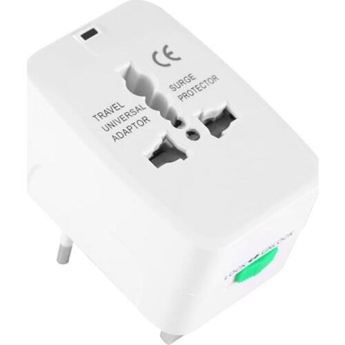 Multifuntion Universal International Plug Adapter 2 USB Port World Travel AC Power Charger Adapter AU US UK EU Converter