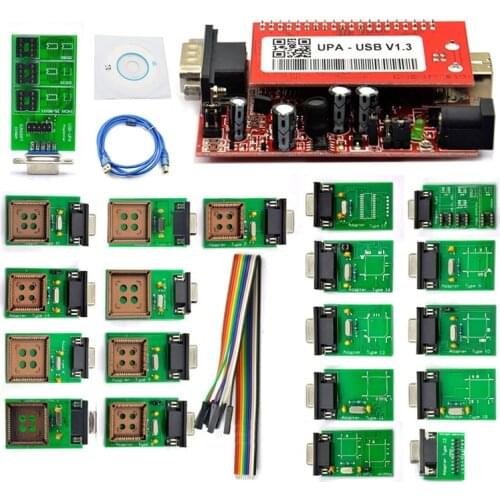 UPA USB V1.3 Programmer with Full Adaptors UPA USB Programmer UPA-USB ECU Chip Tuning OBD2 Diagnostic Tool