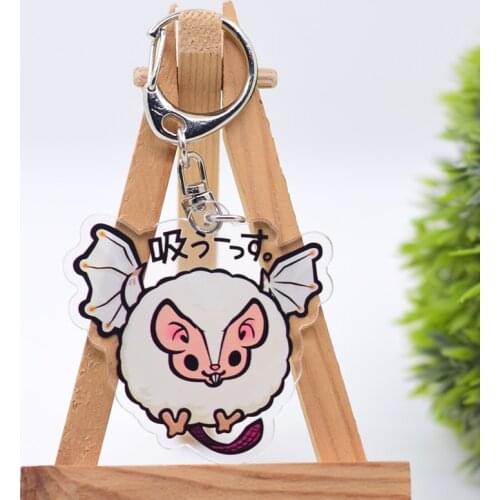 WL0869 Chibi Keychain Acrylic Cartoon Keyring Accessories