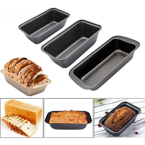 1pc Loaf Pan Rectangle Toast Bread Mold Cake Mold Carbon Steel Loaf Pastry Baking Bakeware DIY Non Stick Pan Baking Tools Mold