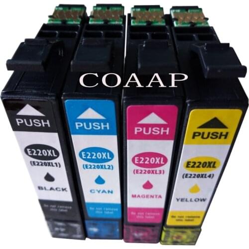 4x Ink Cartridge T220XL T2201 for Epson WorkForce WF-2630 WF-2650 WF-2660 Printer