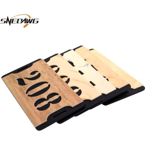 Acrylic Door Number Self Adhesive Sticker Digital House Number Customized Door Plate for Hotel Apartment Home Gate