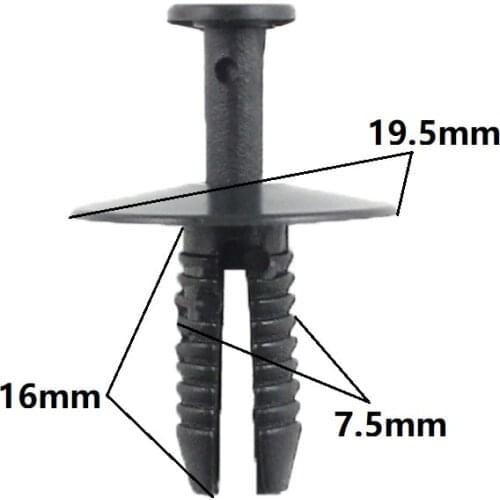 Auto Car Fastener Clips Bumper Push Type Retainers Rivet For BMW 51-11-8-174-185