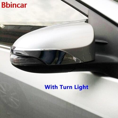 Bbincar ABS Chrome Front Side Rearview Mirror Cover Strip Left and Right Trim Car Styling 2PCS For Toyota C-HR CHR 2016 2017