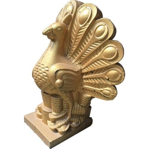 DIY Cement Flowerpot ABS Mould Decorative Vivid Sculpture Concrete Peacock mouded Statue Moulds good quality mouds cement mold