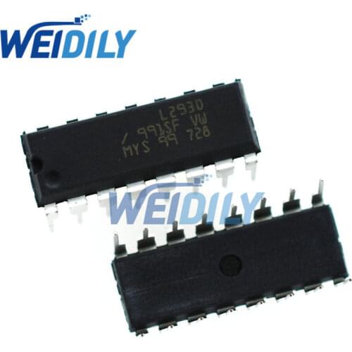 5PCS L293 L293D DIP DIP16 DIP-16 IC Motor Driver Drive Chip PAR PusH Pull 4 Four Channel Module IC Chips