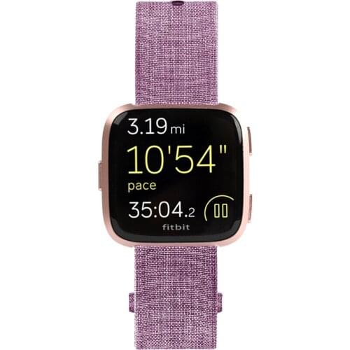 For Fitbit Versa Band Nylon Fabric Sport Replacement Wristband Watch Band Strap for Fitbit Versa Bracelet Smartband Accessories