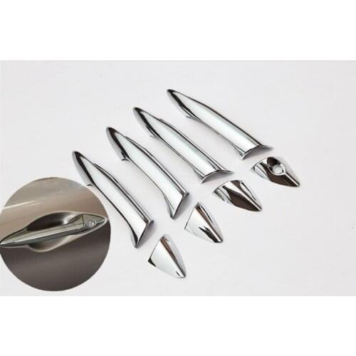 FUNDUOO For Hyundai i30 2012 2013 2014 2015 2016 New Chrome Car Side Door Handle Cover Trim Sticker Free Drop Shipping