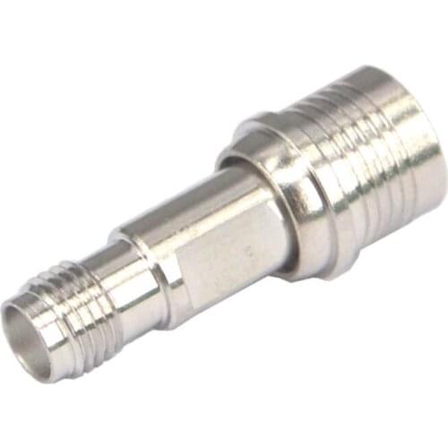 QMA male plug to SMA female jack pin RF COAXIAL Adapter Converter for Communication