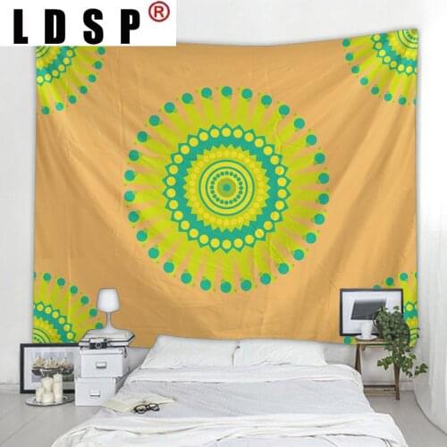 LDSP Psychedelic Mandala Poster Tapestry Wall Hanging Covering Rugs Background Cloth Beach Mat Blanket Art Bedroom Home Decor