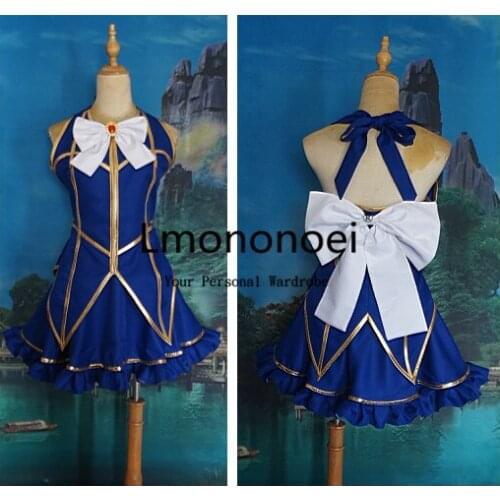 Lmononoei Fairy Tail Lucy Cosplay dress Costume any size