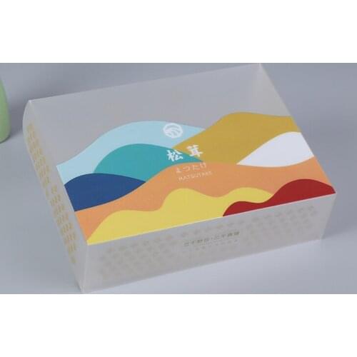 Matte Lamination PVC clear packaging for cosmetics and beauty Custom folding printed plastic PVC PET packaging box ---DH40141