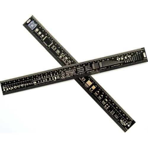 Multifunctional 30CM PCB Ruler + 20CM High Precision Protractor EDA Measuring Tool