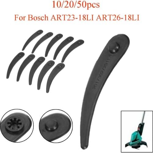 10pcs Grass Strimmer Trimmer Blades Set for Bosch ART23-18LI ART26-18LI