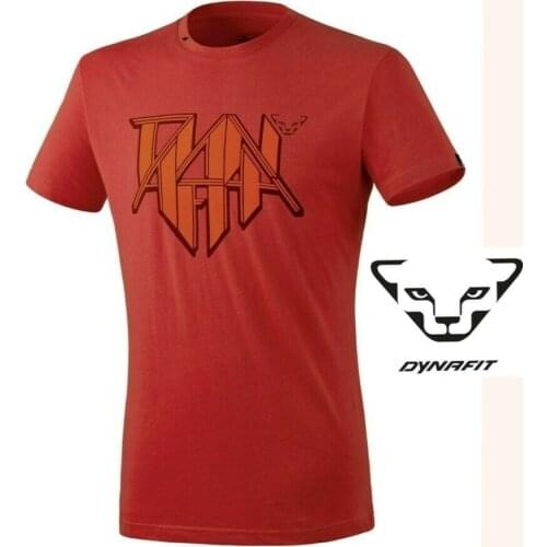 New Nwt Dynafit Logo T Shirt Cotton Ski Mountaineering Backcountry Touring Men M