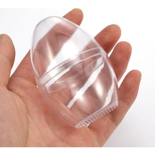 1Pcs Beauty Sponge Stand Storage Case Makeup Blender Puff Holder Empty Cosmetic Egg Shaped Rack Transparent Puffs Drying Holder