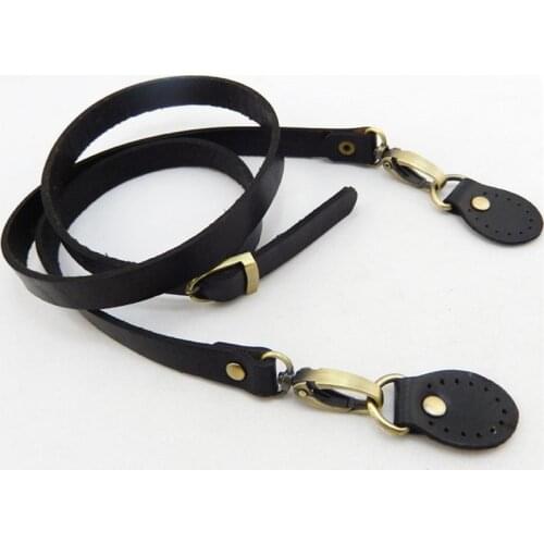 120cm Replacement Bag Straps Split Leather Bag Bands Genuine Leather Bag Strap Long Shoulder Belts DIY Bag Accessories KZ0277