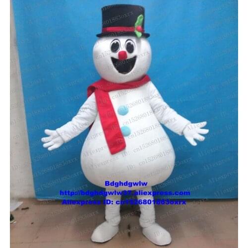 Christmas Xmas Snowman Snow Man Mascot Costume Adult Cartoon Character Outfit Television Theme Classic Giftware zx955