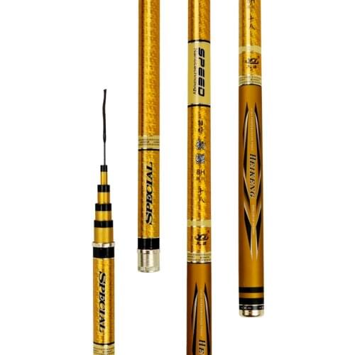 Tilapia Fishing Rod Black Pit 8H Ultra Light Super Hard Taiwan Fishing Olta 19 Tonalty Flying Fish Competition Big Fishing Pesca