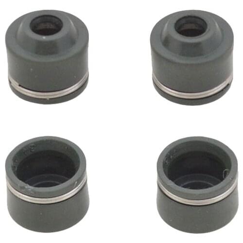 10 pair/lot Motorcycle Universal 4mm Engine Valve Stem Oil Seal For Honda Yamaha Kawasaki Suzuki KTM BMW