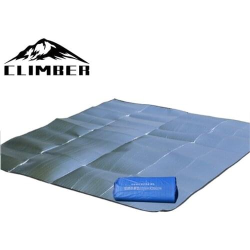 New Store Moisture Proof Cushion Double-Side Aluminum Foil Fabric Foldable Picnic Blanket Camping Moistureproof Pad for Travel