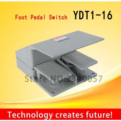 YDT1-16 Foot Switch Pedal Foot Control Switch 250V 380V 6A double pedal use for bending machine punch