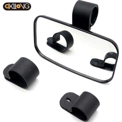 UTV 1.5" 1.75" 2" Clamp Side Center Wide RearView Mirror Road Adjustable for Can-Am Commander 1000 For Polaris Rhino Artic Cat