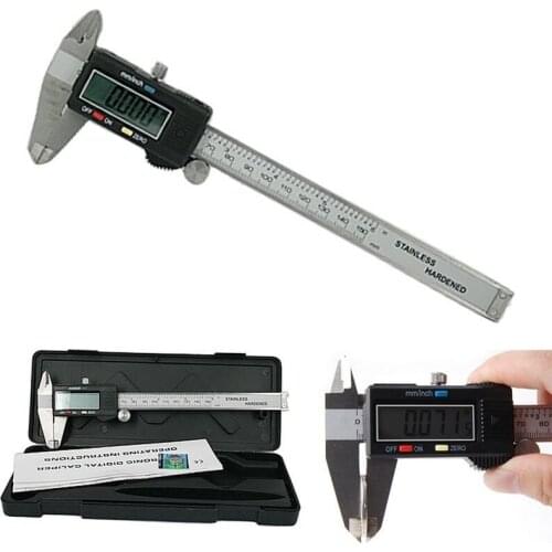 0-150mm Black Stainless Steel Electronic Digital Display Vernier Caliper Accuracy 0.01mm Caliper Accessories