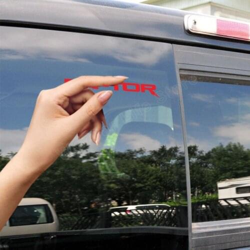 4pcs Car Body Stickers Decor Vinyl Decals For Ford Raptor Self Adhesive Car Logo Stickers