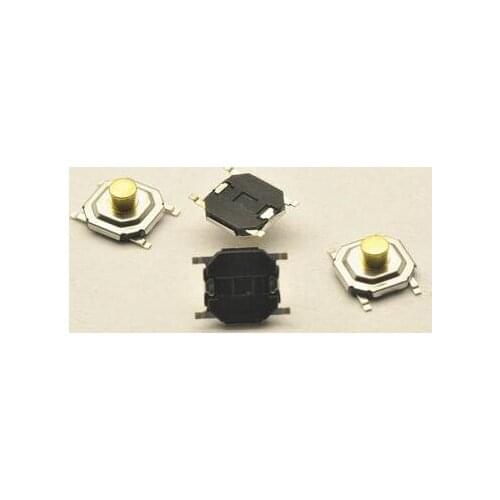 50PCS 5.2*5.2*2.5mm 4 PIN SMT SMD Metal Tactile Push Button Switch Tact Switch Great Quality