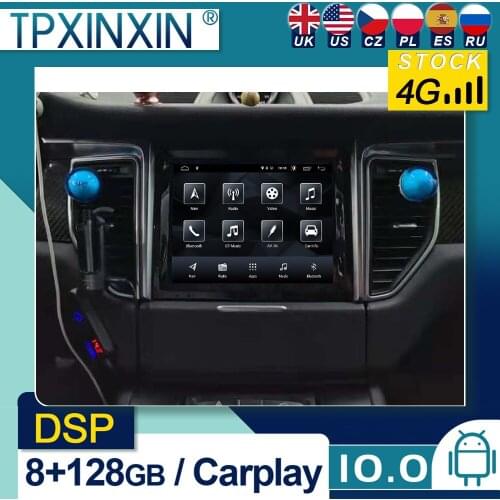 For Porsche Macan 2014-2016 Android 10 Car Stereo Car Radio with Screen Car GPS Navigation Tape Recorder Head Unit