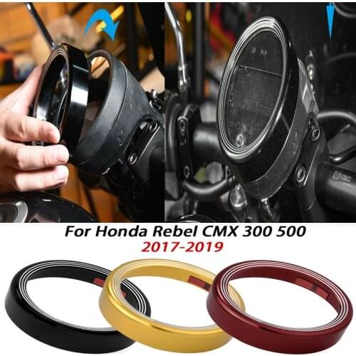 For Honda Rebel CMX 500 300 Techometer Speedometer Instrument Speedo Gauge Meter Ring Cover Trim Frame for Honda Rebel CMX 500