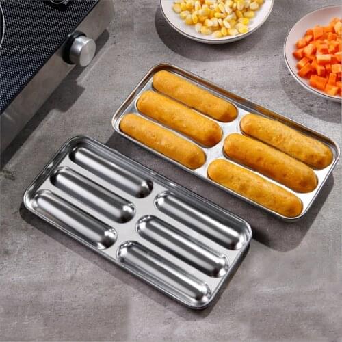 Stainless Steel Sausage Mould Hot Dog Making Tool Practical DIY Sausage Baking Mold Sausage Handmade Kitchen Accessories