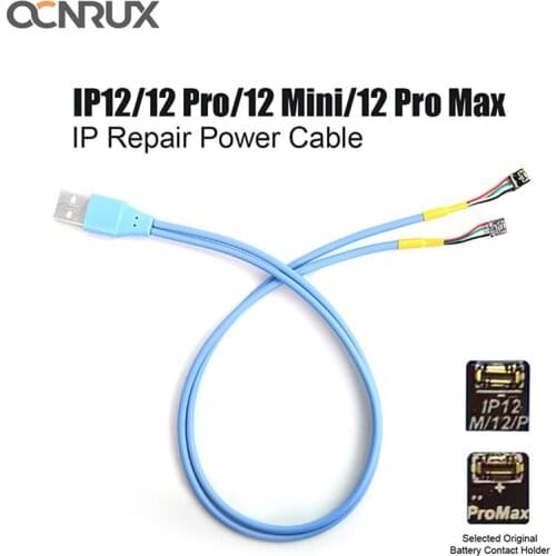 IP Repair Power Cable iBoot DC Power Supply Boot Line for iPhone 12/12 Pro/12 Pro Max/12mini Battery Connector Buckle Cable