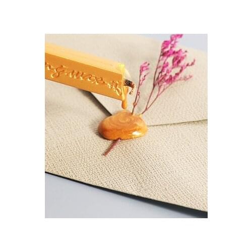 Hot Melt Glue Stick Retro Metallic Color Bronze Rose Gold Lacquer Wax Seal DIY Tools High Viscosity Adhesive