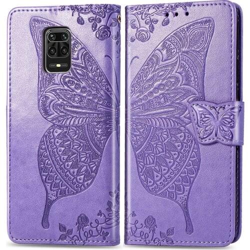 Redmi K30 Pro Zoom K20 Mi 10 Pro Funda Leather Flip 3D Butterfly Wallet Case For Redmi Note 9S 9 Pro Max Redmi Note 8T 8 8A Capa