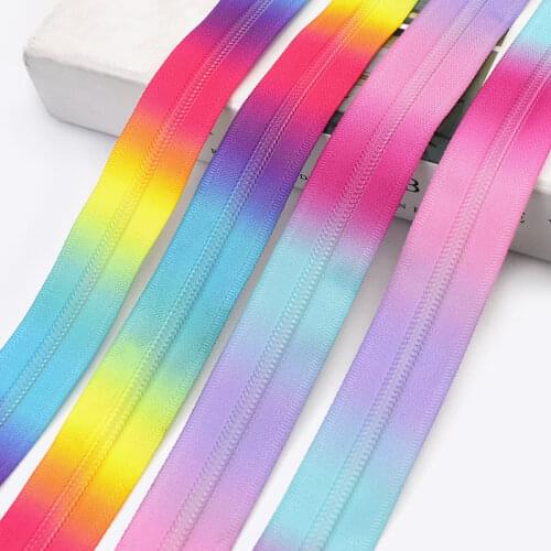 Meetee 2/5/10m 5# Nylon Zipper for Bags Coat Garment Decor Zips DIY Code Loading Coil Zipppers Textile Repair Sewing Accessories