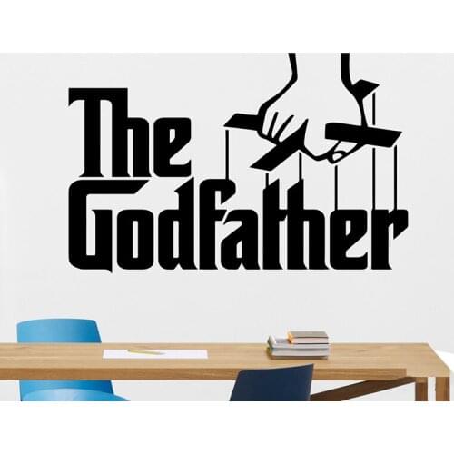 The Godfather Wall Decal Gangster Mafia Movies Vinyl Sticker Decor Mural For Bedroom Living Room Decoration 6910