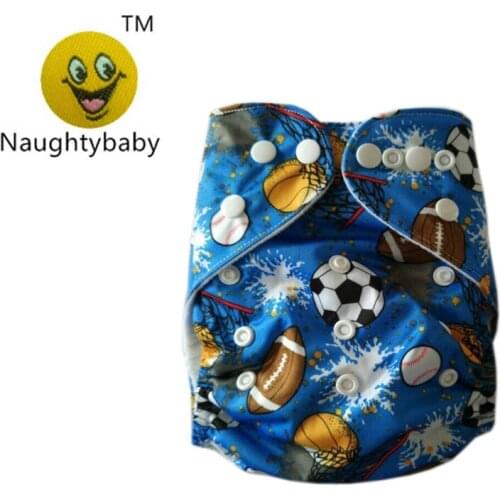 2015 New Design 5PCS Naugtybaby Reusable Baby Infant Nappy Cloth Diapers Washable Size Adjustable Without Hemp Cotton Insert