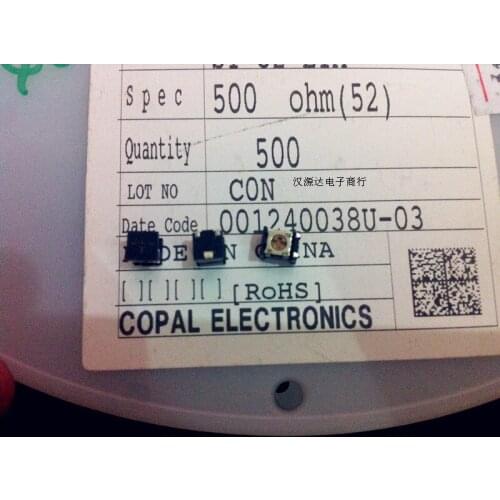 Original New 100% ST-32TG501 ST32TG501 3X3mm 500R side-tone precision potentiometer (SWITCH)