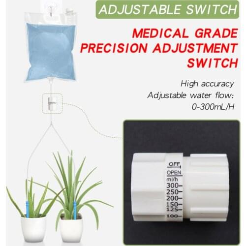 Self Watering Bag Irrigation Device White Gardening Supplies Plastic 49.5 X 34 X 3.5cm Flower Waterers