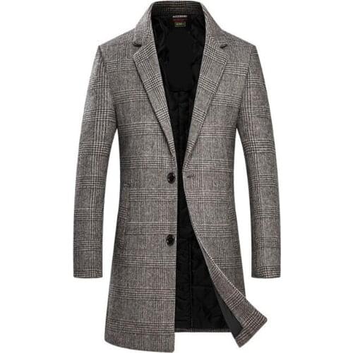SHIERXI Men's Trench Coats