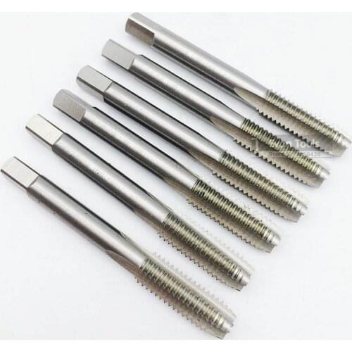 Screw tap M8 H2 HSS machinetap die set machos de roscar threading tool 10pcs/box
