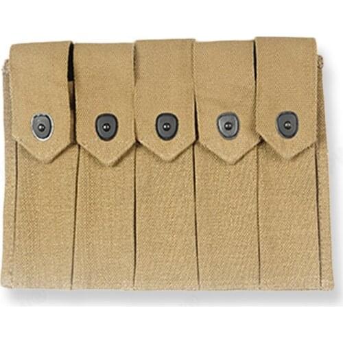 WWII WW2 US AMRY THOMPSON MAGAZINE POUCH 5 CELL SOLDIER MILITARY WAR REENACTMENTS 5605101