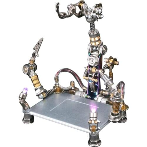 365Pcs/set Mechanical Mech Pawns Series 3D DIY Metal Stand Kit Handmade Assembly Model Holder Gift Decor