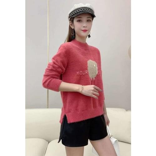 Autumn Winter Thick Sweater Women Knitted Pullover Sweater Long Sleeve o-neck Slim Jumper Soft Warm Sweater woman sweaters