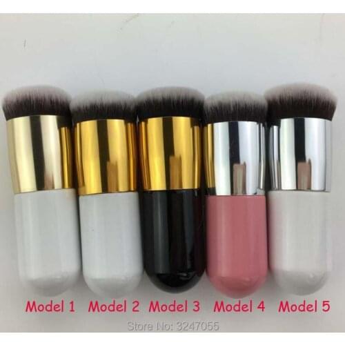 5pcs/lot 5color Opitions Cosmetic Foundation Powder Brushes, High Quality Blusher Brushes, Portable Professional Makeup Brus