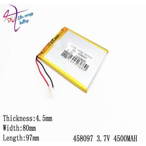 458097 tablet battery 458095 3.7V 4500MAH 4580100 battery for tablet PC