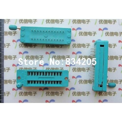 Free shipping 24P locking IC socket Chip base narrow-body connector